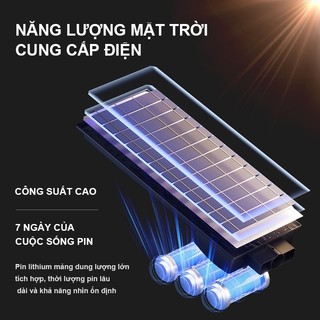 OOKAS Đèn Năng Lượng Mặt Trời 3000W cảm ứng  chống nước LED