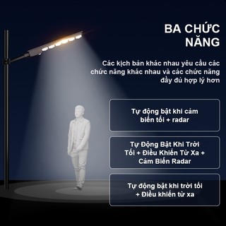 OOKAS Đèn Năng Lượng Mặt Trời 3000W cảm ứng  chống nước LED