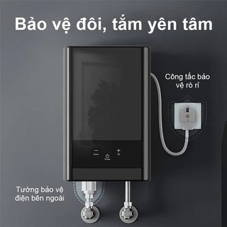 OOKAS máy nước nóng trực tiếp bình nóng lạnh trực tiếp máy nước nóng Màn Hình Cảm Ứng LCD- Tặng kèm vòi sen