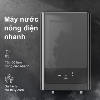 OOKAS máy nước nóng trực tiếp bình nóng lạnh trực tiếp máy nước nóng Màn Hình Cảm Ứng LCD- Tặng kèm vòi sen