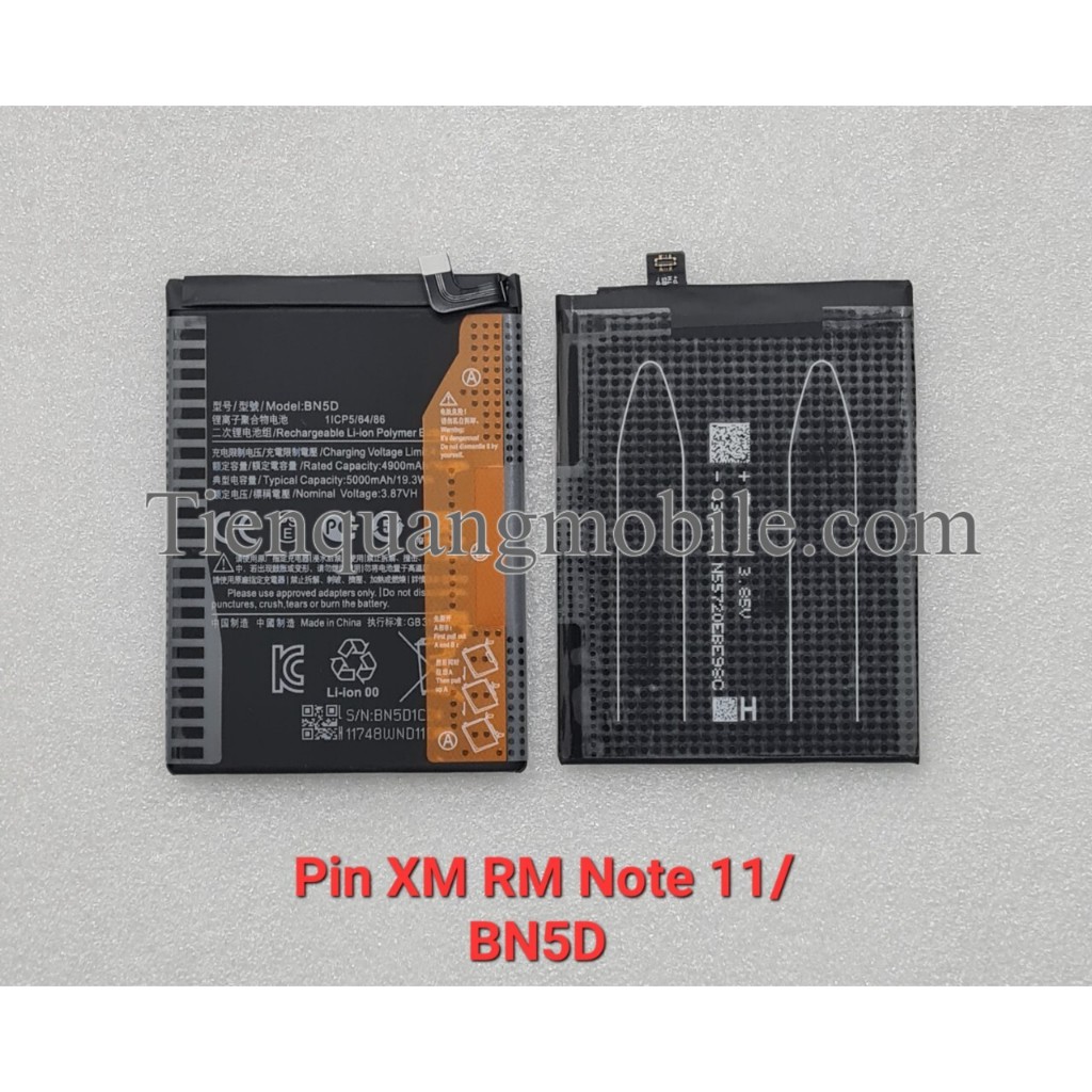 Pin Xiaomi Redmi note 11 BN5D | BigBuy360 - bigbuy360.vn