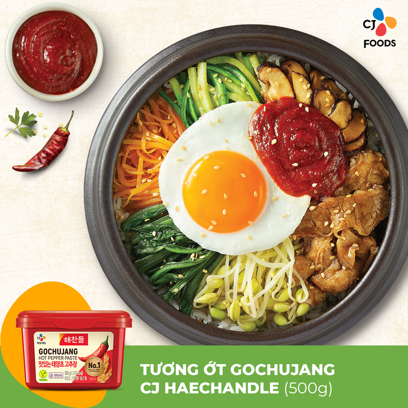 Ảnh Tương ớt Gochujang Hàn Quốc Haechandle 500g (làm bánh gạo, cơm trộn Hàn Quốc) 2