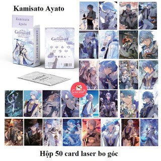 [hàng sẵn] Con khô chuột Ayato / Genshin 20-25cm/ khô trừu tượng khô mực ngộ nghĩnh - Hộp card lazer 50 tấm lomocard