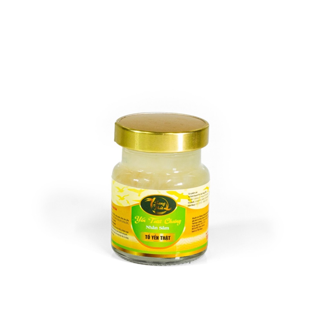Hộp quà 10 hũ Tổ yến chưng nhân sâm Song Phát 70ml