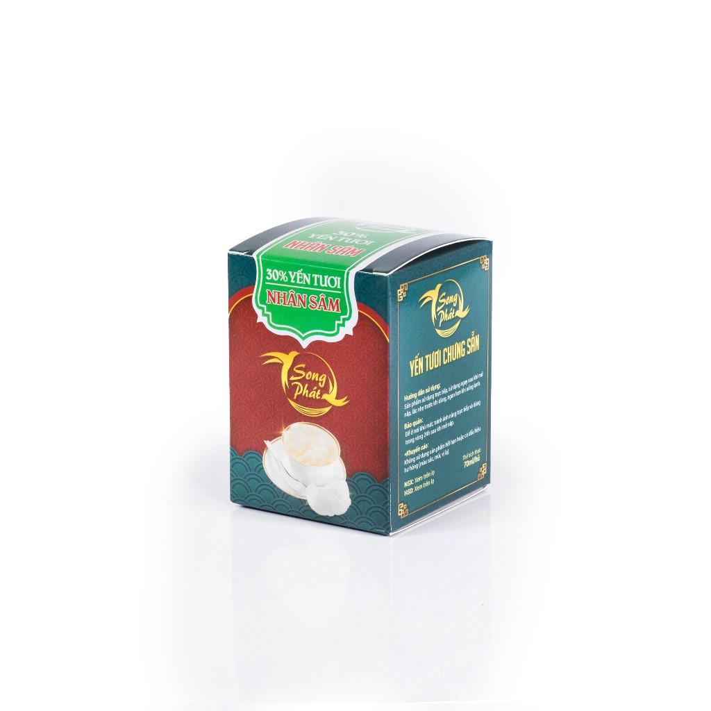 COMBO 6 hũ Tổ yến chưng nhân sâm Song Phát 70ml