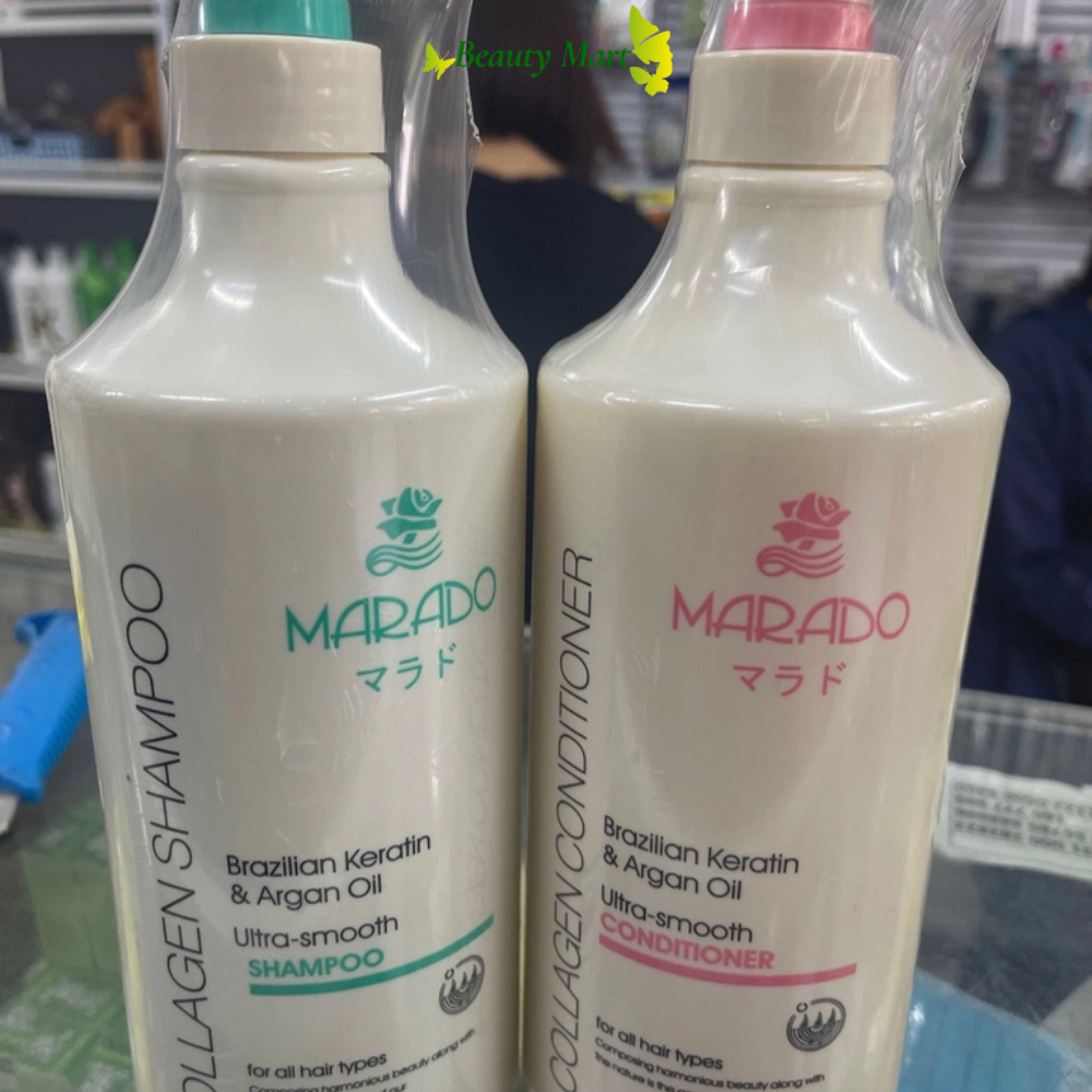 Dầu gội đầu Marado 1000ml - Dầu gội collagen phục hồi tóc hư tổn, khô ...