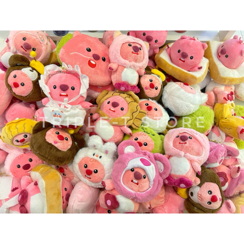 Móc khoá Loppy gấu bông cute đội mũ có thể tháo rời | Shopee Việt Nam