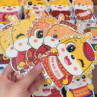 10 BAO LÌ XÌ 3D HÌNH THÚ MẪU MỚI PHẢN QUANG CHIẾU LẤP LÁNH QUÁ ĐẸP CAO CẤP - MẪU MỚI