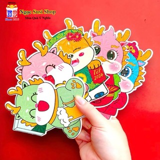 10 BAO LÌ XÌ 3D HÌNH THÚ MẪU MỚI PHẢN QUANG CHIẾU LẤP LÁNH QUÁ ĐẸP CAO CẤP - MẪU MỚI
