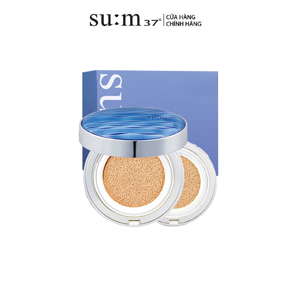 KOL x SU:M37 Phấn nước cấp ẩm Su:m37 Water-full CC Cushion Perfect Finish 15g (tặng thêm lõi 15g)
