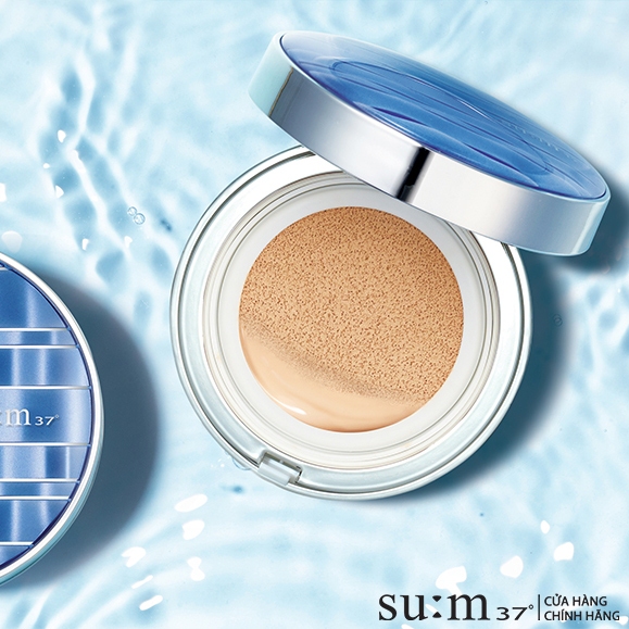 KOL x SU:M37 Phấn nước cấp ẩm Su:m37 Water-full CC Cushion Perfect Finish 15g (tặng thêm lõi 15g)