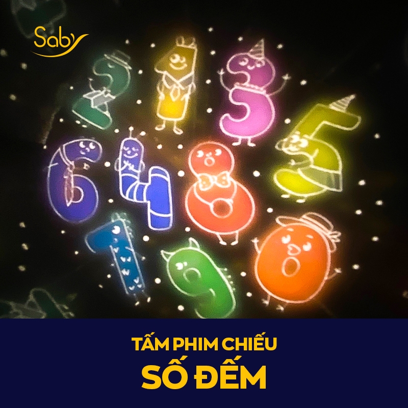 Ảnh Tấm phim chiếu cho đèn ngủ chiếu sao Saby Dreamz và Saby Stories đa dạng lựa chọn quà tặng sinh nhật 3