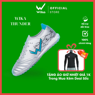 Giày Đá Bóng Wika Thunder , Giày Bóng Đá Wika Phù Hợp Sân Cỏ Nhân Tạo, Đã Khâu Full Đế