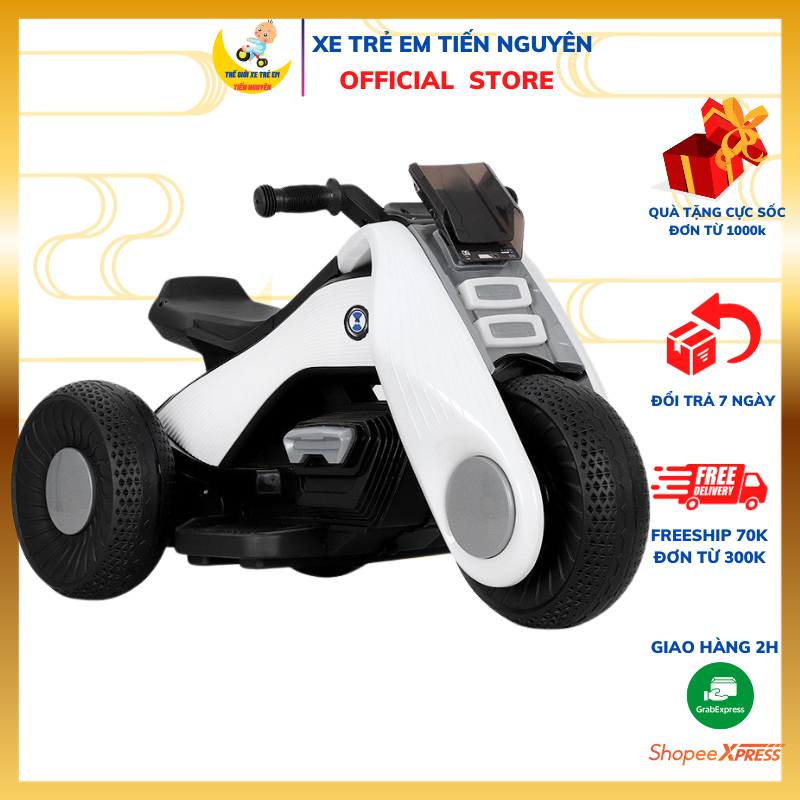 Xe máy điện cho bé Rolls Rick, Bảo hành 6 tháng, Mô tô điện trẻ em từ 1 ...