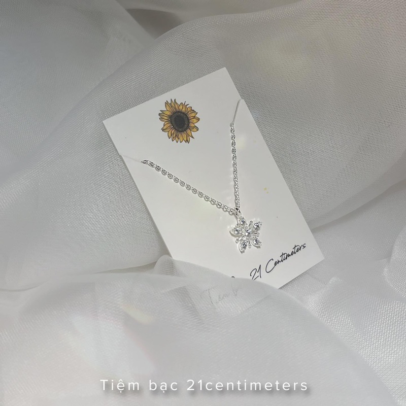 Ảnh Dây chuyền bạc Tiny Flower, Dây chuyền Tiệm bạc 21Centimeters 2