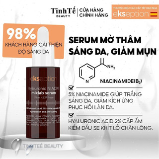 Serum mờ thâm sáng da giảm mụn Ekseption Hyaluronic Niacin 75ml