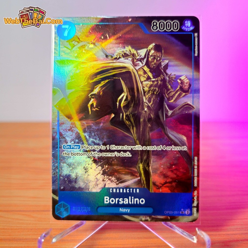 CH NH H NG B i One Piece TCG Borsalino Alternate Art OP05 051