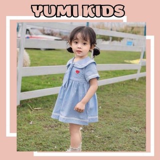Đầm bé gái cotton mùa hè dáng xòe – Váy đi chơi cho bé 1 - 4 tuổi