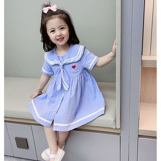 Đầm bé gái cotton mùa hè dáng xòe – Váy đi chơi cho bé 1 - 4 tuổi