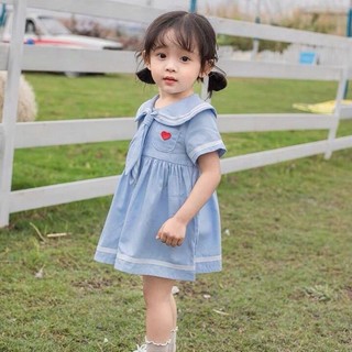 Đầm bé gái cotton mùa hè dáng xòe – Váy đi chơi cho bé 1 - 4 tuổi