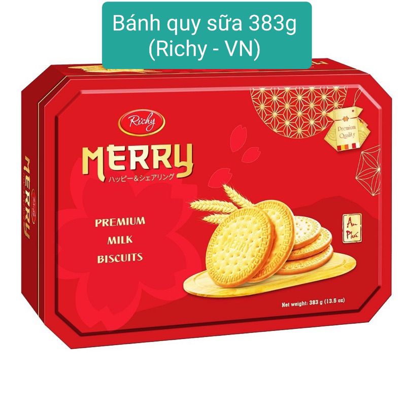 BÁNH QUY SỮA MERRY 383g (Richy VN) | Shopee Việt Nam