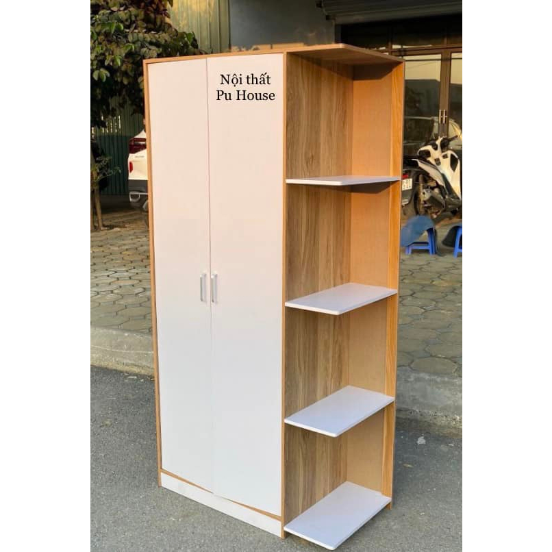 (Hỏa Tốc) Tủ Quần Áo 1m6 , Tủ Kèm Kệ Đa Năng - Chất Liệu Gỗ MDF ...