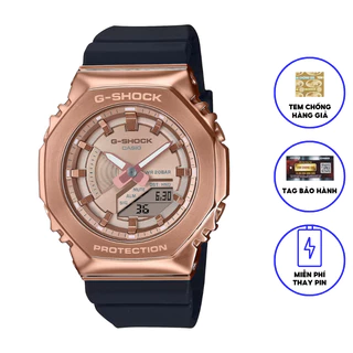 Đồng hồ casio nữ dây nhựa Chính Hãng GSHOCK GM-S2100PG-1A4DR