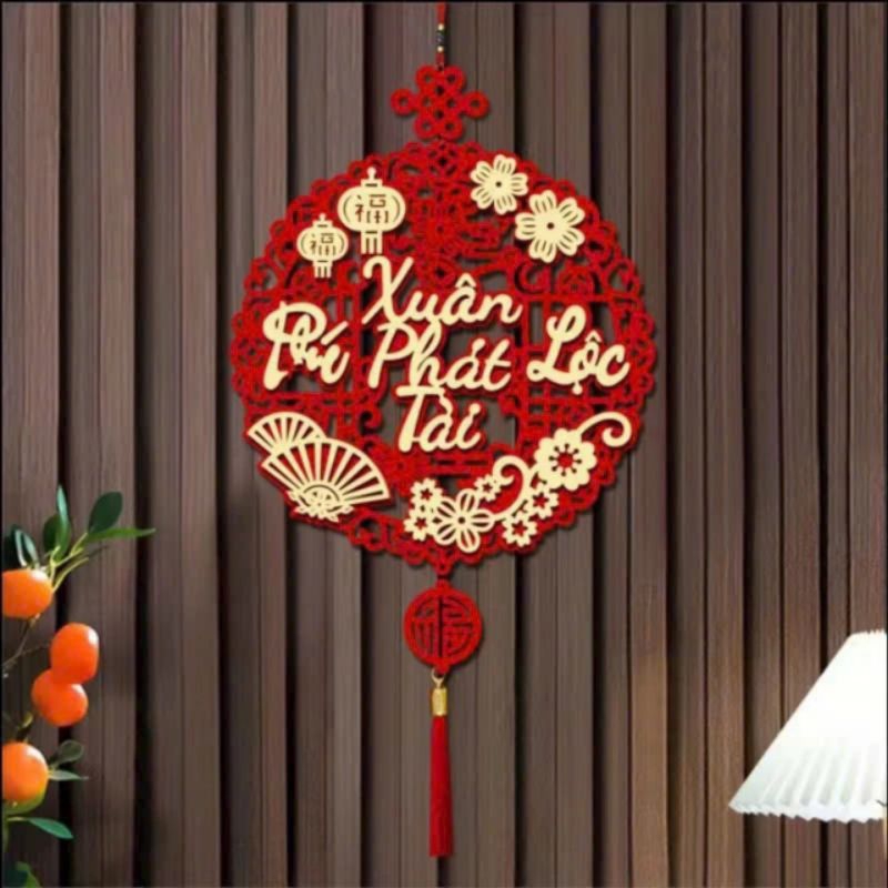 LIỄNG 3D TRANG TRÍ TẾT, khổ to (64cmx37cm)