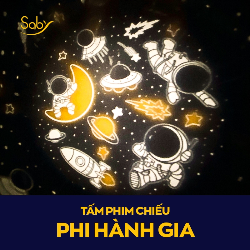 Ảnh Tấm phim chiếu cho đèn ngủ chiếu sao Saby Dreamz và Saby Stories đa dạng lựa chọn quà tặng sinh nhật 2