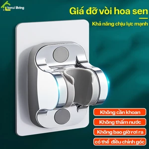 Giá đỡ dán tường vòi sen tắm LUMERA - Vòi xịt vệ sinh thiết kế dán tường chắc chắn và tiện dụng