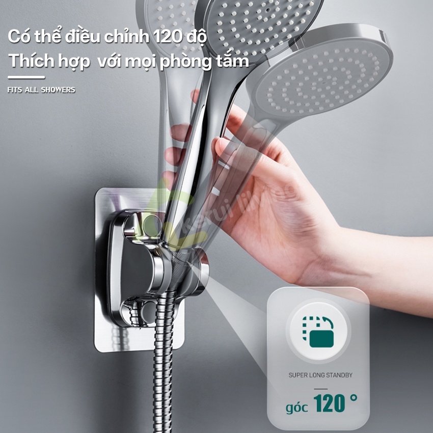 Giá Đỡ Tay Sen LUMERA Dán Tường - Điều chỉnh góc độ xoay tới 90 độ - Khả năng chịu lực tốt