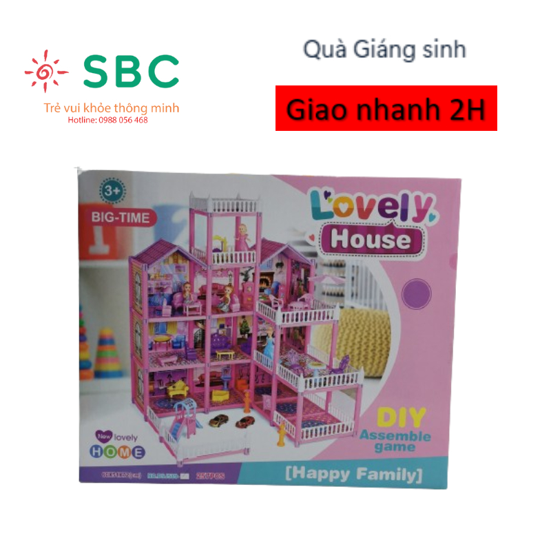 Hỏa Tốc Hcm Đồ Chơi 243 Chi Tiết Ngôi Nhà Búp Bê To Và đẹp Cho Bé Gái Shopee Việt Nam 9726