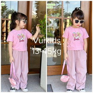 [XẢ HÀNG] Đồ bộ thu đông quần dài kèm áo cotton 4C cho bé gái Sofia