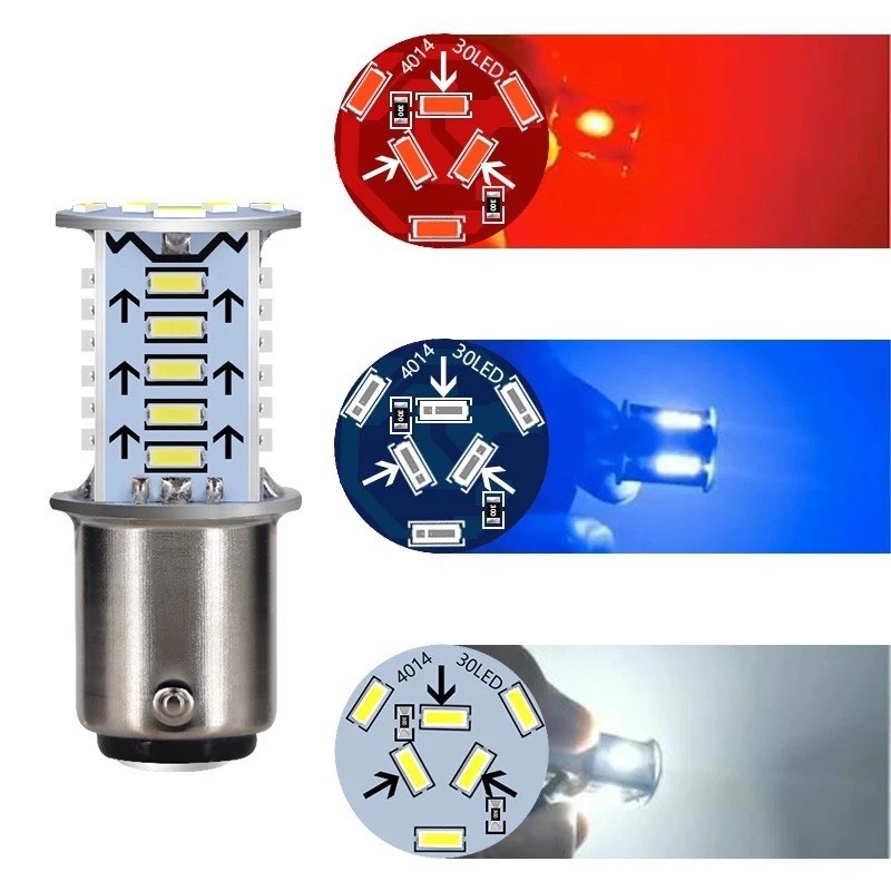 Đèn Led Nháy Hậu Audi Hàng Xịn Lắp Mọi Dòng Xe Máy Wave-Dream-Win,..- Xe Điện