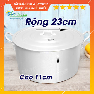 Xoong nồi nhôm nấu canh, kho cá kích thước 24CM