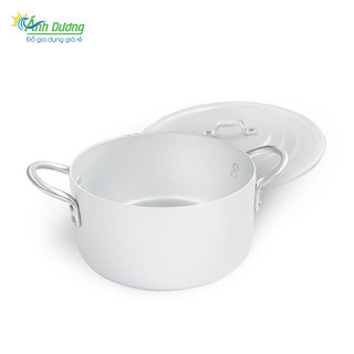 Xoong nồi nhôm mini nấu canh, kho cá kích thước 20cm