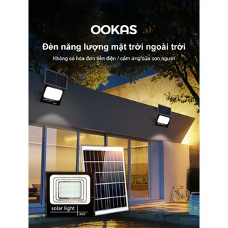 OOKAS Đèn năng lượng mặt trời 3500w  đèn led ngoài trời IP67 Chống Nước Tiết Kiêm Điện ĐÈN