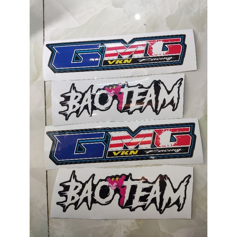 Decal Logo Sticker Báo Team GMG Nhiều Kích Thước | Shopee Việt Nam