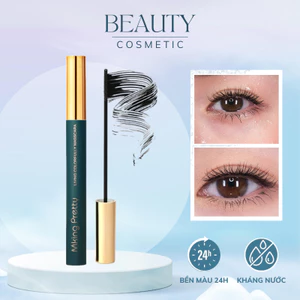 Mascara Mking - LUXE - Màu Đen - Siêu Mịn Chống Thấm Nước Không Gây Lem - Dài Và Làm Cong Mi Tự Nhiên
