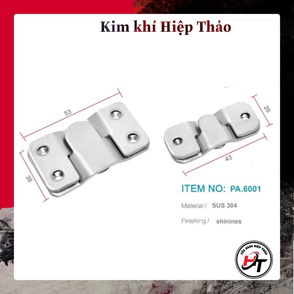 Pát móc treo khung tấm ( cặp móc treo tranh) chất liệu inox MCKT-INOX ...
