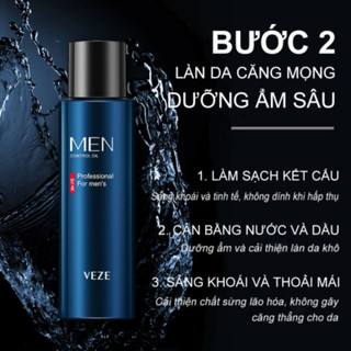 Bộ chăm sóc da mặt nam sữa rửa mặt nam giớI sạch mụn kiềm dầu dưỡng ẩm cho làn da