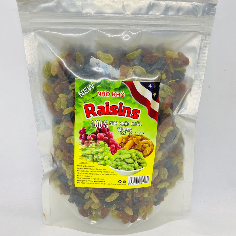 Gói 500g Nho Xanh Khô AC Vina | Shopee Việt Nam