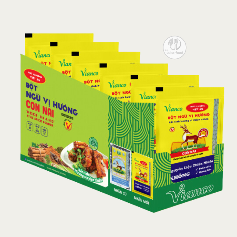 Bột Ngũ Vị Hương Việt Ấn Vianco Gói 10g - Hiệu Con Nai Chính Hãng Thơm Lâu Dậy Mùi Món Nướng/Phá Lấu Ngon