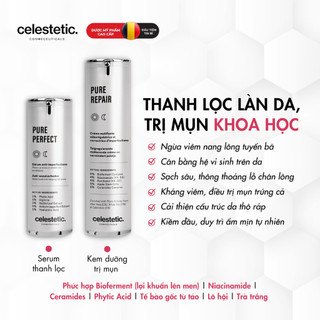 Celestetic Pure Perfect - Serum Celestetic Giảm Mụn, Điều Tiết Nhờn, Giảm Thâm Mụn Serum Mụn kv