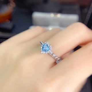 [🔥 XƯỞNG SALE 1K 🔥] Nhẫn Đính Kim Cương Nhân Tạo Hình Trái Tim Sang Trọng Thời Trang