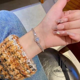[🔥MUA 1 TẶNG 1🔥] Vòng Tay Nữ Dây Rút Đính Đá Zircon Cao Cấp Thiết Kế Đơn Giản