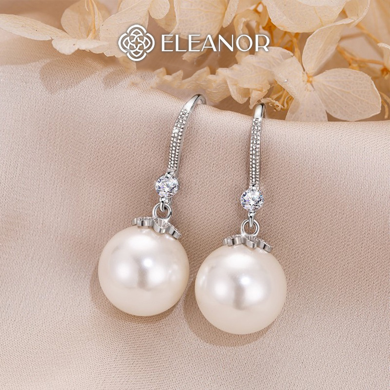 Bông tai nữ Eleanor Accessories ngọc trai nhân tạo phụ kiện trang sức khuyên tai 5566