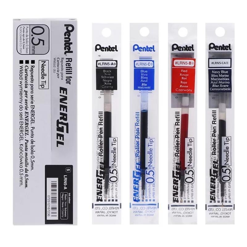 Ảnh Hộp 12 Ruột Bút Ngòi 0.5mm Pentel Energel LRN5 | Mực An Toàn Cho Sức Khỏe | Nhanh Khô 1/3 Giây 1