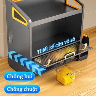 Gslife Kệ Gia Vị Có Tủ 1&2 Tầng 37Cm Đủ Phụ Kiệ-Kệ Đựng Gia Vị Cho Nhà Bếp Siêu Tiện Dụng Đa Năng