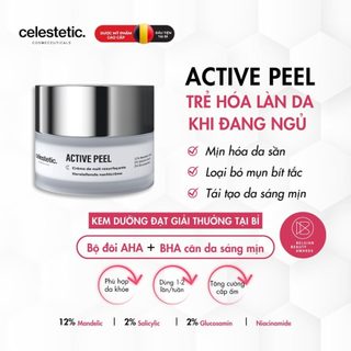 Celestetic Active Peel Cream  – Kem Dưỡng Ẩm 3-trong-1: Giảm Mụn – Làm Mịn – Sáng Da kv